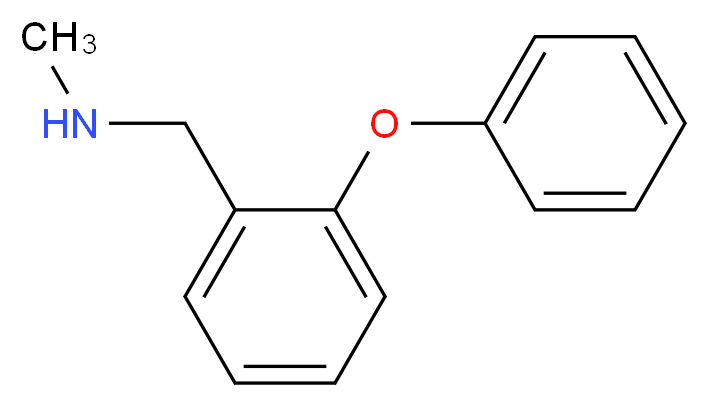 methyl[(2-phenoxyphenyl)methyl]amine_分子结构_CAS_361394-74-3