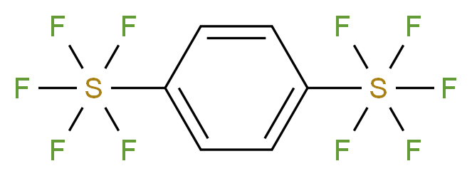 1,4-bis(pentafluoro-$l^{6}-sulfanyl)benzene_分子结构_CAS_1219501-58-2