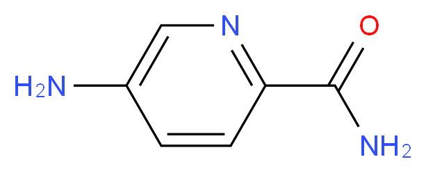 5-aminopyridine-2-carboxamide_分子结构_CAS_145255-19-2