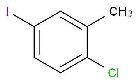 1-chloro-4-iodo-2-methylbenzene_分子结构_CAS_116632-41-8