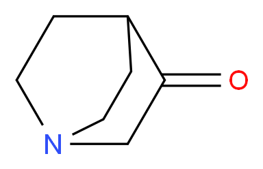 1-azabicyclo[2.2.2]octan-3-one_分子结构_CAS_3731-38-2