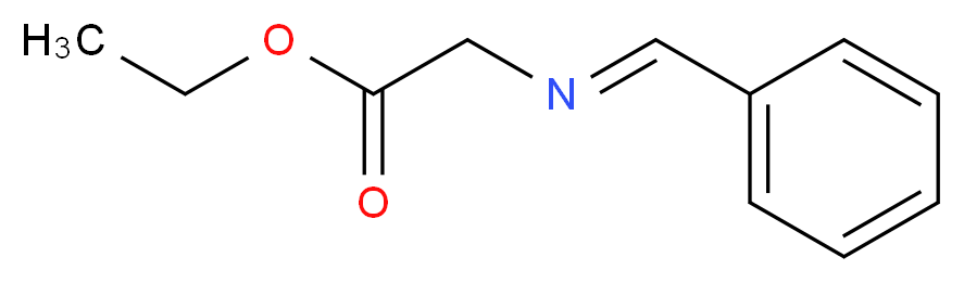 ethyl 2-[(E)-(phenylmethylidene)amino]acetate_分子结构_CAS_40682-54-0