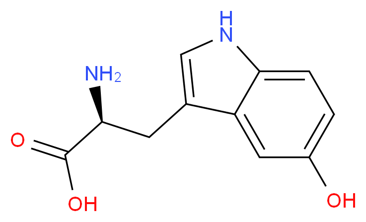 5-Hydroxy-L-Tryptophan_分子结构_CAS_4350-09-8)