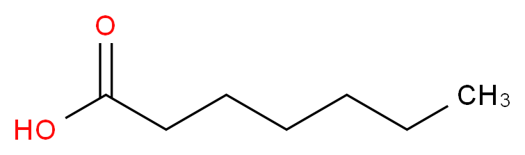 heptanoic acid_分子结构_CAS_111-14-8