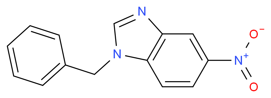 1-Benzyl-5-nitro-1H-1,3-benzimidazole_分子结构_CAS_15207-93-9)