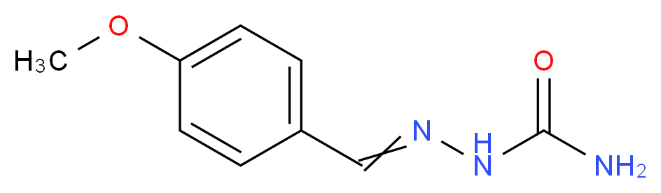 4-甲氧基苯甲醛缩氨基脲_分子结构_CAS_6292-71-3)