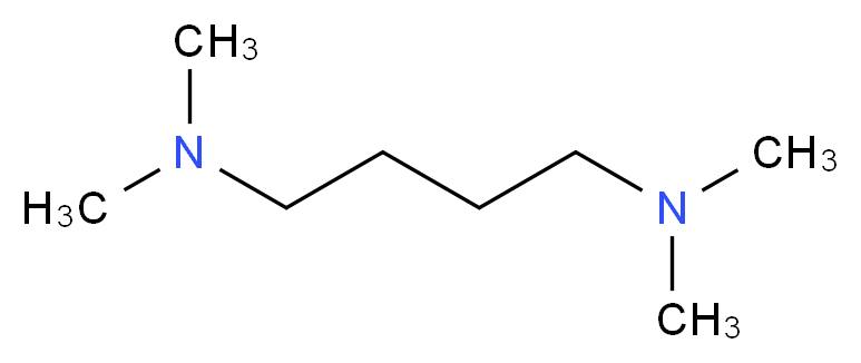 [4-(dimethylamino)butyl]dimethylamine_分子结构_CAS_111-51-3