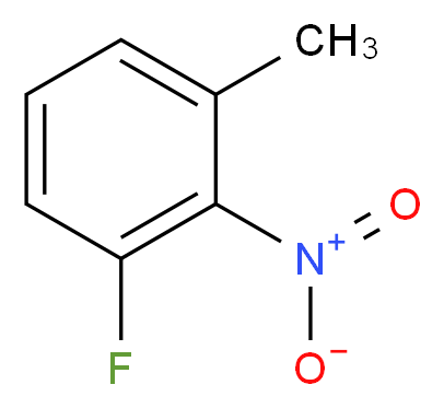 1-Fluoro-3-methyl-2-nitro-benzene_分子结构_CAS_3013-27-2)