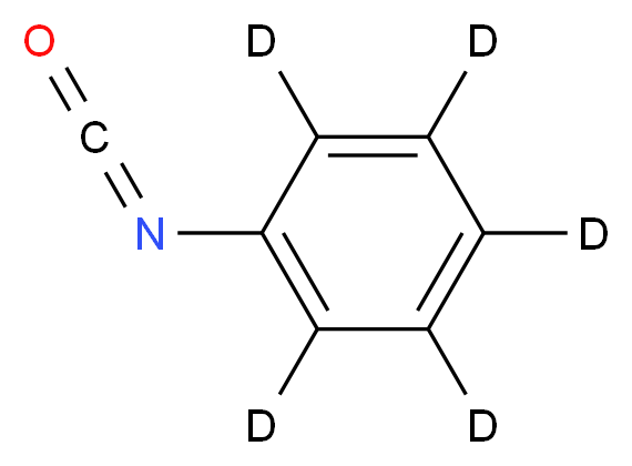 1-isocyanato(<sup>2</sup>H<sub>5</sub>)benzene_分子结构_CAS_83286-56-0