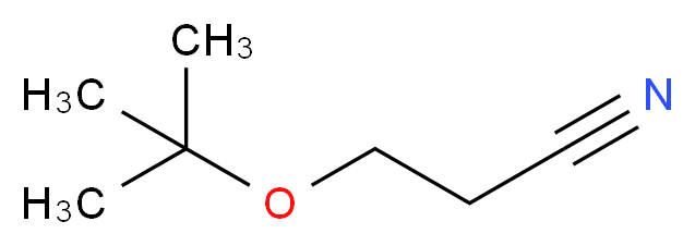 3-tert-Butoxypropanenitrile_分子结构_CAS_99764-73-5)