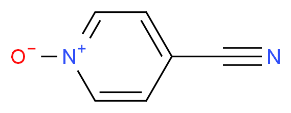 4-Cyanopyridine N-oxide_分子结构_CAS_14906-59-3)