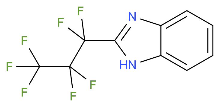 2-(Heptafluoropropyl)benzimidazole_分子结构_CAS_559-37-5)