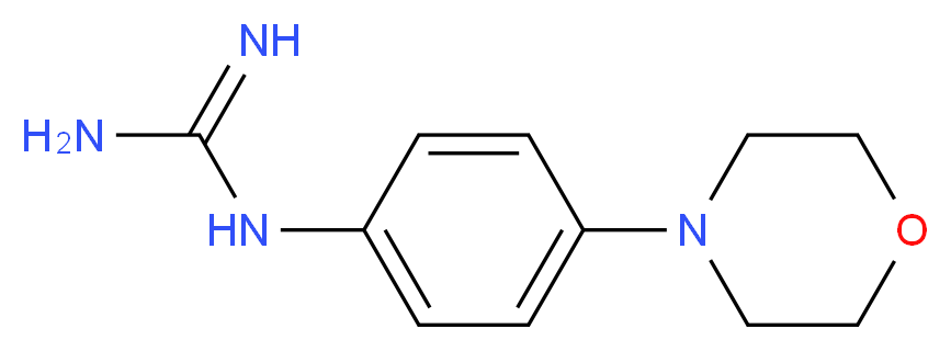 1-[4-(morpholin-4-yl)phenyl]guanidine_分子结构_CAS_247234-41-9