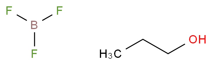 propan-1-ol; trifluoroborane_分子结构_CAS_762-48-1