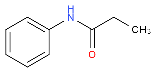 N-phenylpropanamide_分子结构_CAS_620-71-3