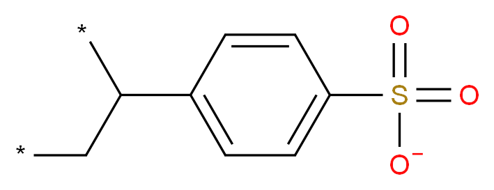 Polystyrene sulfonate_分子结构_CAS_28210-41-5)