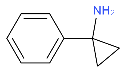 1-phenylcyclopropan-1-amine_分子结构_CAS_41049-53-0