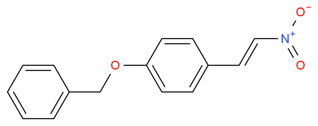1-(benzyloxy)-4-[(E)-2-nitroethenyl]benzene_分子结构_CAS_2982-55-0