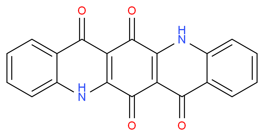 5,6,7,12,13,14-hexahydro-5,12-diazapentacene-6,7,13,14-tetrone_分子结构_CAS_1503-48-6