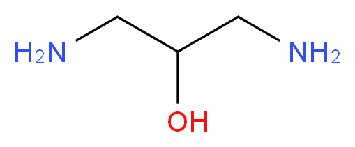 1,3-二氨基丙烷-2-醇_分子结构_CAS_616-29-5)