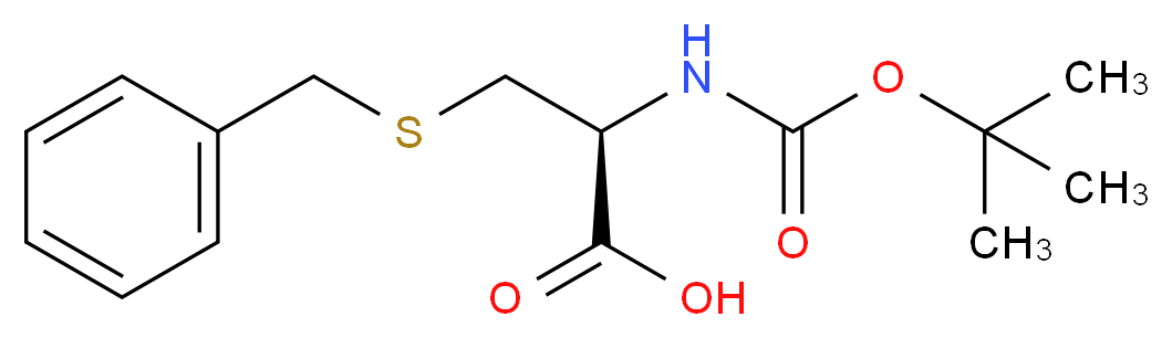 Boc-S-benzyl-D-cysteine_分子结构_CAS_102830-49-9)