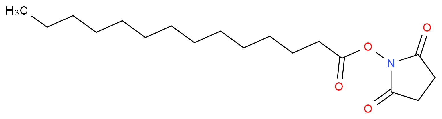 N-Succinimidyl Myristate_分子结构_CAS_69888-86-4)