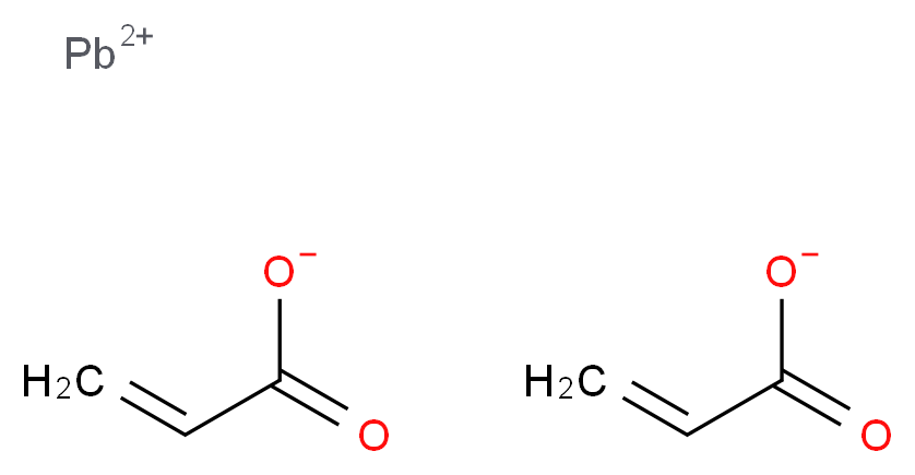 λ<sup>2</sup>-lead(2+) ion bis(prop-2-enoate)_分子结构_CAS_867-47-0