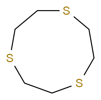 1,4,7-Trithiacyclononane_分子结构_CAS_6573-11-1)