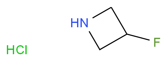 3-fluoroazetidine hydrochloride_分子结构_CAS_617718-46-4