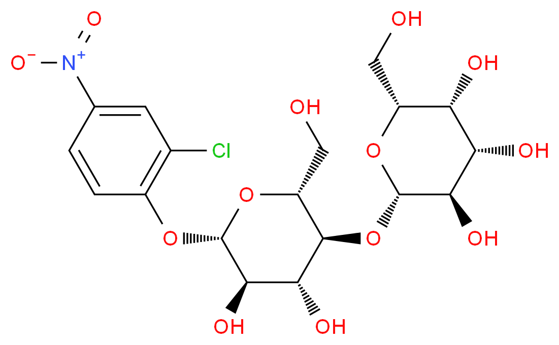 2-Chloro-4-nitrophenyl-β-D-lactoside_分子结构_CAS_120583-41-7)