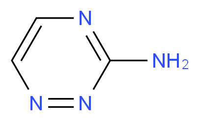 3-氨基-1,2,4-三嗪_分子结构_CAS_1120-99-6)