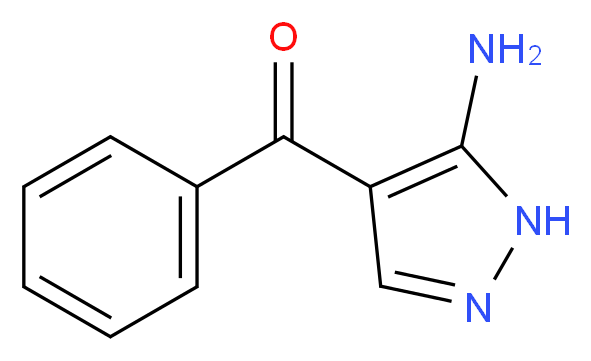 4-benzoyl-1H-pyrazol-5-amine_分子结构_CAS_52887-29-3