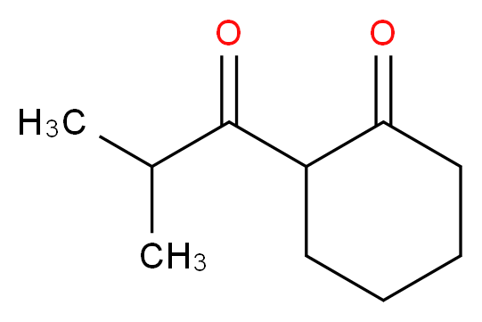 2-Isobutyrylcyclohexanone_分子结构_CAS_39207-65-3)