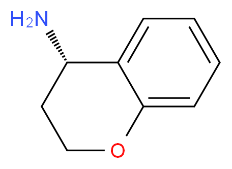 (4S)-3,4-dihydro-2H-1-benzopyran-4-amine_分子结构_CAS_1035093-81-2