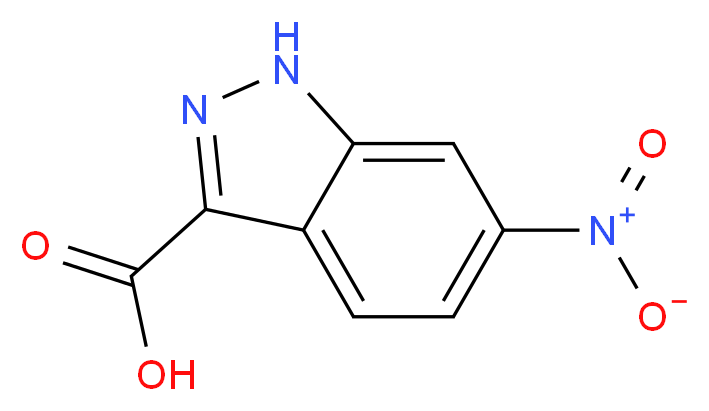 6-nitro-1H-indazole-3-carboxylic acid_分子结构_CAS_857801-97-9