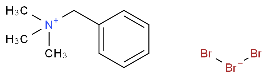 benzyltrimethylazanium; tribroman-2-uide_分子结构_CAS_111865-47-5