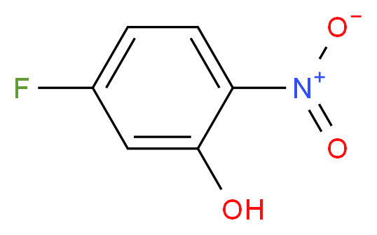 2-Nitro-5-Fluorophenol_分子结构_CAS_446-36-6)