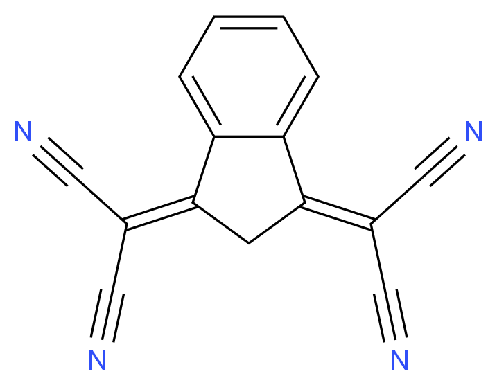 (Indan-1,3-diylidene)dimalononitrile_分子结构_CAS_38172-19-9)