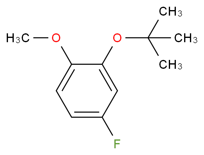 4-Fluoro-2-tert-butyloxyanisole_分子结构_CAS_)