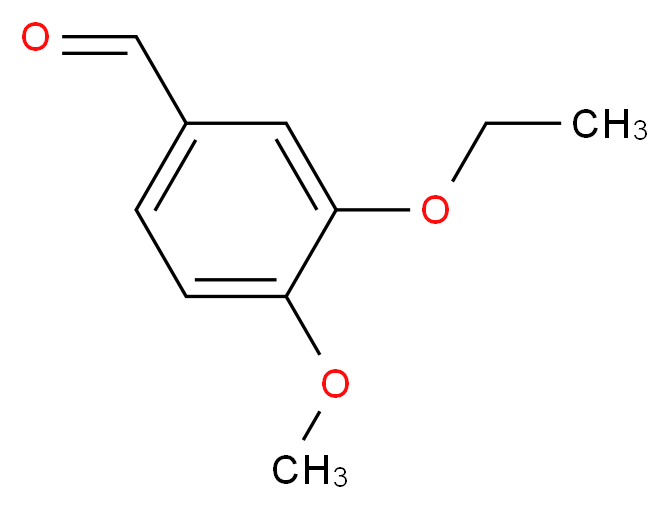 3-ethoxy-4-methoxybenzaldehyde_分子结构_CAS_1131-52-8