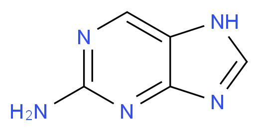 2-氨基嘌呤_分子结构_CAS_452-06-2)