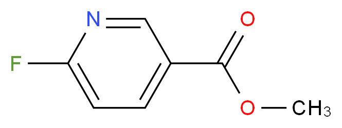 Methyl 6-fluoropyridine-3-carboxylate_分子结构_CAS_1427-06-1)