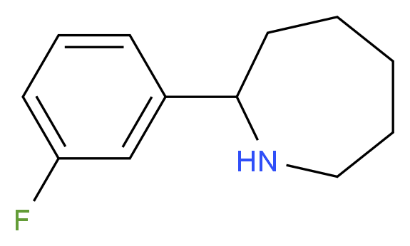 2-(3-fluorophenyl)azepane_分子结构_CAS_383130-06-1