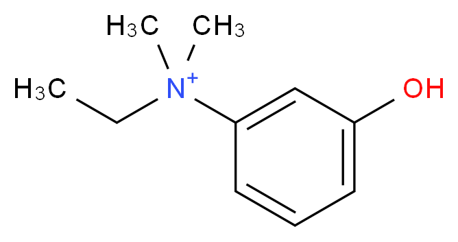 N-ethyl-3-hydroxy-N,N-dimethylanilinium_分子结构_CAS_116-38-1