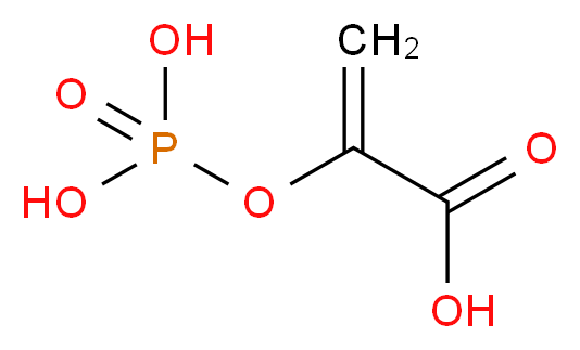 Phosphoenolpyruvate_分子结构_CAS_138-08-9)