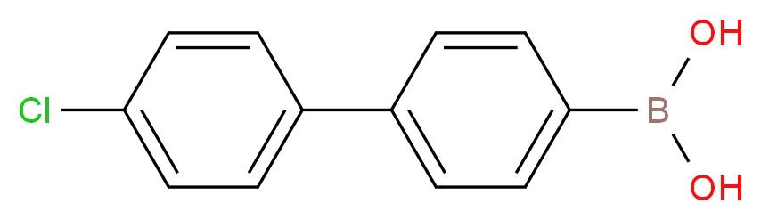 [4-(4-chlorophenyl)phenyl]boronic acid_分子结构_CAS_364044-44-0