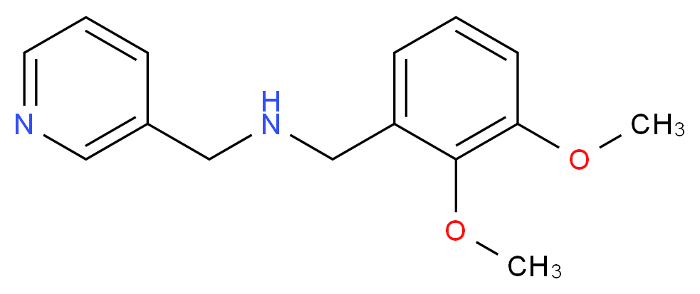 (2,3-dimethoxybenzyl)(pyridin-3-ylmethyl)amine_分子结构_CAS_355383-37-8)