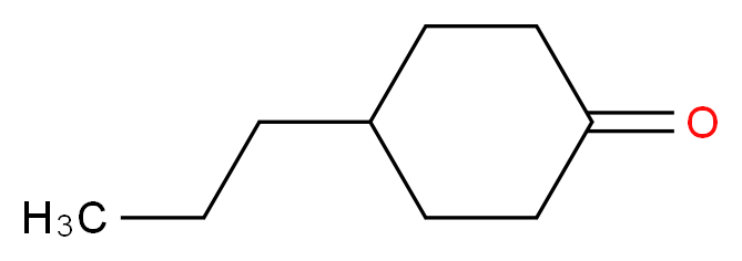 4-Propylcyclohexanone_分子结构_CAS_40649-36-3)