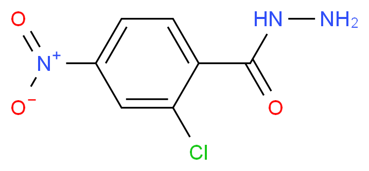 2-Chloro-4-nitrobenzhydrazide_分子结构_CAS_67345-78-2)