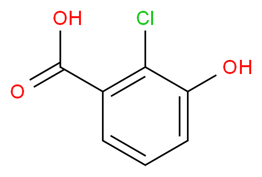 2-CHLORO-3-HYDROXYBENZOIC ACID_分子结构_CAS_51786-10-8)